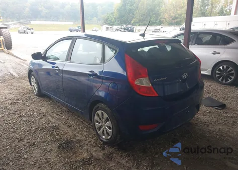 2017 Hyundai Accent Se z USA, uszkodzony, nr VIN KMHCT5AE6HU346842
